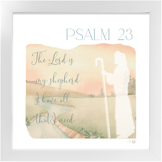 Psalm 23 Framed Prints