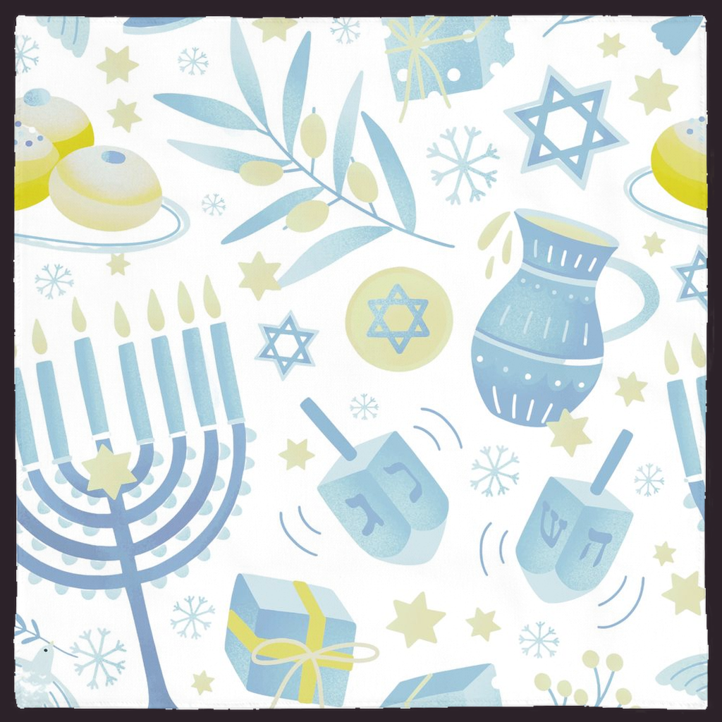 Happy Hanukkah Gift Cloth 22