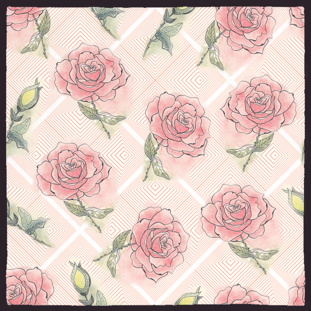 Trellis of Roses Gift Cloth